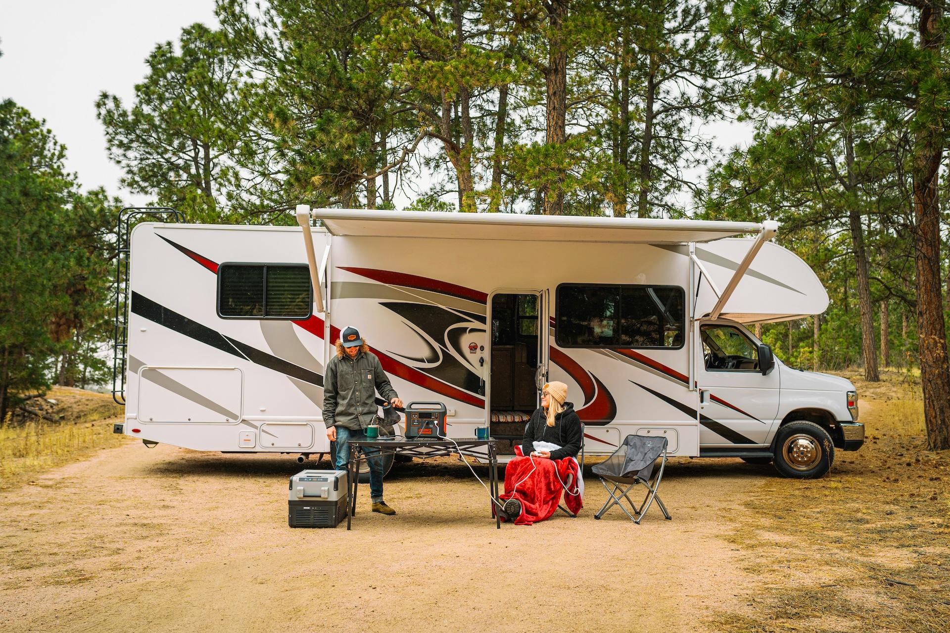 RV with generator